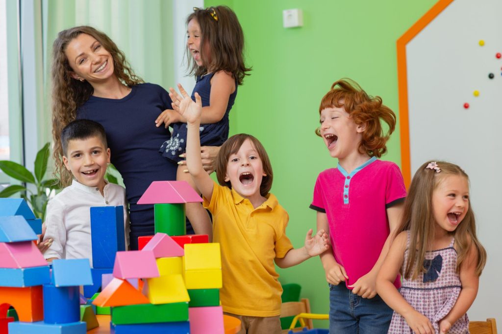 Children playing together