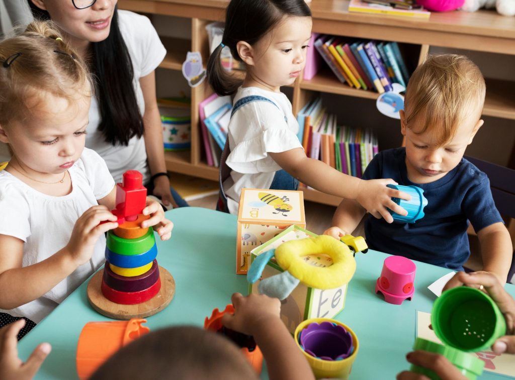 Children playing together